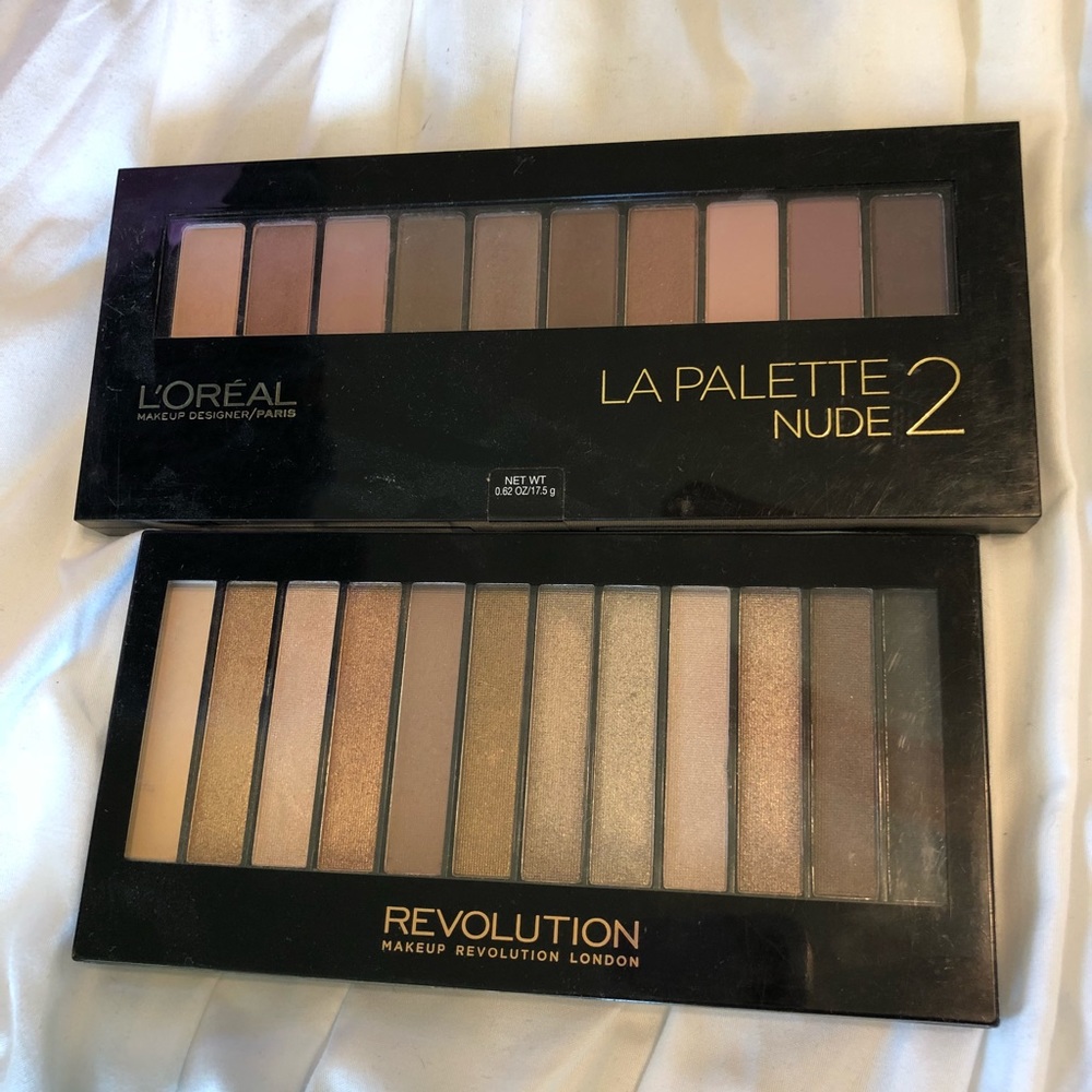 L’Oréal & Makeup Revolution Eyeshadow Palette
